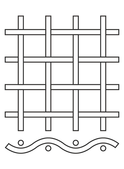 Plain weave wire mesh